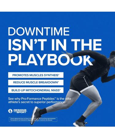 Designs for Sport Pro-Formance Peptides - Supports Muscle Growth & Recovery* - Athlete Formula to Support Peak Performance* - NSF Certified for Sport - 120 Vegetarian Capsules - Buy Online on GoSupps.com