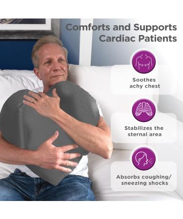 Zomaple Open Heart Surgery Pillow with Gel Pack - Post-Operative Comfort Gift for Mastectomy, Hysterectomy, and Bypass Surgery Recovery - Buy Online on GoSupps.com