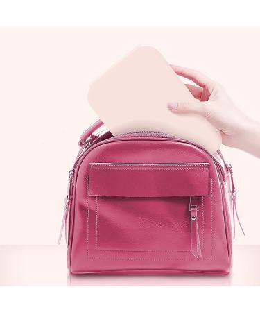 EFAILY Lighted Makeup Mirror - 3 Colors, Dimmable Touch Screen, USB Rechargeable - Pink - Buy Online on GoSupps.com