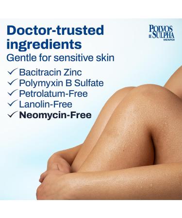 POLVOS DE SULPHA MENPER Antibiotic Powder with Bacitracin, First Aid Pain Relief, Healing Wound Seal Powder, Essential Wound Care Medicine for Travel, Effective Healing and Protection, 7.5g, 3-Pack - Buy Online on GoSupps.com