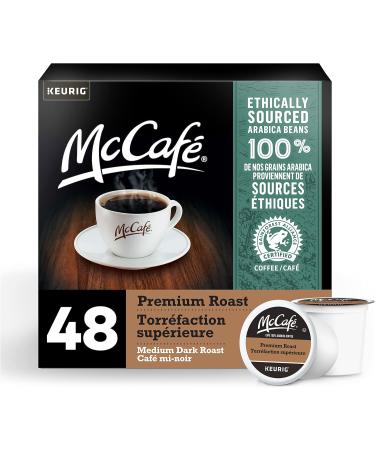 McCaf Premium Medium Dark Roast K-Cup Coffee Pods 48 Count For Keurig Coffee Makers & McCaf Premium Medium Dark Roast Decaf K-Cup Coffee Pods 30 Count For Keurig Coffee Makers - Buy Online on GoSupps.com