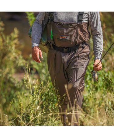 HISEA Men's Waterproof Chest Waders with Boots - Camo, Lightweight, Cleated, M10/W12 - Buy Online on GoSupps.com