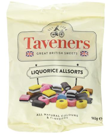 Taveners Liquorice Allsorts 165g