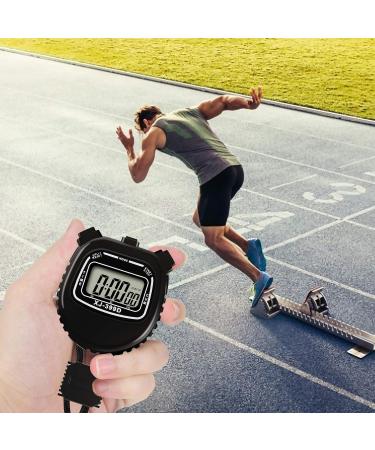 Sports Stopwatch Set - Digital Timers with Countdown Alarm, Large Display, Waterproof Design - Ideal for Coaches, Referees, and Kids - Pack of 4 - Buy Online on GoSupps.com
