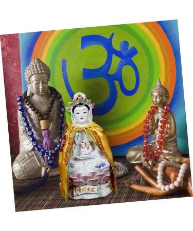 Alipis 3pcs Buddha Shawl Buddha Sculpture Shawl Temple Supplies Hindu Statue Cloak Statue Shawls Fabric Bodhisattva Cloak Desk Topper Altar Creative Cloak Cloth Buddha Statue Crystal 37.5X22.5cm - Buy Online on GoSupps.com