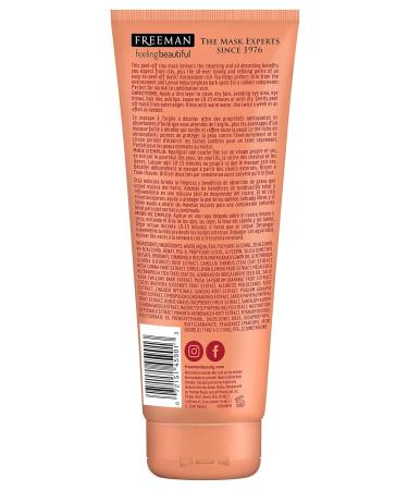 Freeman Clearing Peel Off Clay Facial Mask - 6 oz 2 Pack with Sweet Tea and Lemon - Buy Online on GoSupps.com