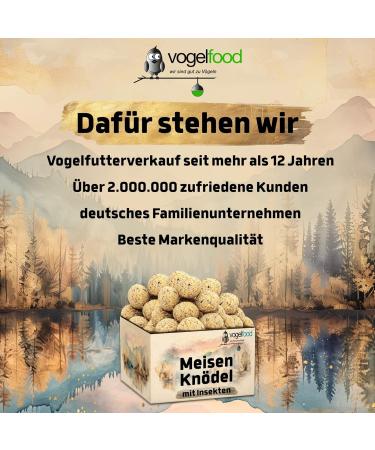 Buy 100 x 90g Insect Fat Balls - Year-Round Wild Bird Food | 9kg No Net Dumplings - Buy Online on GoSupps.com