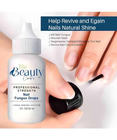 High Strength Nail Fungal Treatment by The Beauty Centre | 80% Formula for Toe and Finger Nails | Includes Free Nail File and Brush | 30ml - Buy Online on GoSupps.com