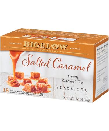 Bigelow Salted Caramel Black Tea 108 Tea Bags (Pack of 6) - Caffeinated Salted Caramel Blend - Buy Online on GoSupps.com