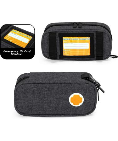 Curmio Black Cooling Bag for Adrenaline & Insulin | Travel Storage for AUVI-Q EpiPen & Pill Bottles - Buy Online on GoSupps.com