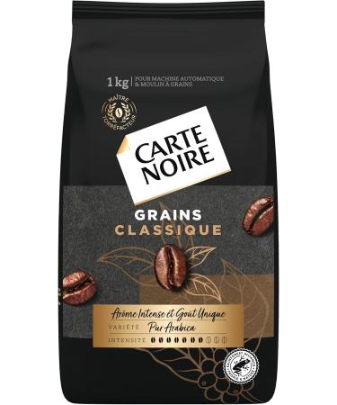 Carte Noire Classic Beans Pure Arabica Coffee Beans Intense and Unique Aroma 1kg Pack