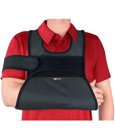 Vest Shoulder Immobilizer Arm & Shoulder Sling for Shoulder Pain Relief Arm & Shoulder Brace for Women Men & Kids Post Surgery Shoulder Support XXX-Large