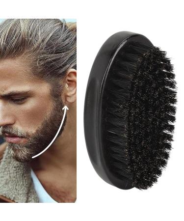 Premium Beech Wood Beard Brush for Men - Firm Bristles & Oval Shape | Ultimate Beard Care - Buy Online on GoSupps.com