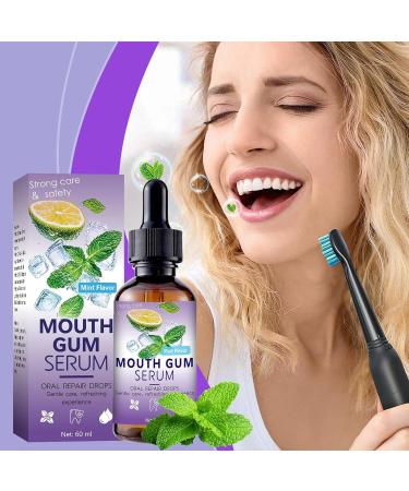 Gum Re Pair for receding gums with fastacting formula 60ml chewing gum recovery drops teeth whitening drops improves O RAL comfort for adults seniors teenagers women - Buy Online on GoSupps.com
