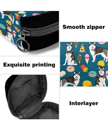 GIAPB Period Bag - Sanitary Napkin Storage & Makeup Pouch - Animal Dog Design - Food Color710 - Buy Online on GoSupps.com
