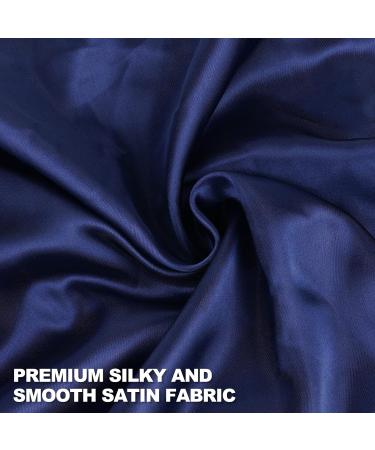 2PCS Satin Sleep Cap Adjustable Double-Sided Bonnet Cap for Sleep (2 BLUE) M-XL - Buy Online on GoSupps.com