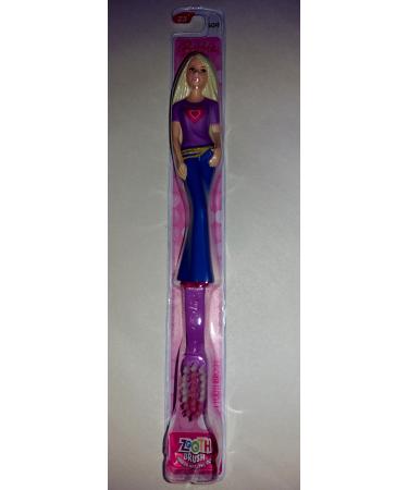 Manual Toothbrush Barbie Purple Top w/Heart