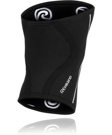 Rehband Rx Knee Support 5mm - Large - Black | Enhance Movement & Training | Fitness Knee Sleeve | Reduce Strain | 1 Sleeve - Buy Online on GoSupps.com