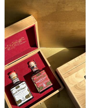 Giuseppe Giusti Duo Balsamic Vinegar Gift Set - Buy Online on GoSupps.com