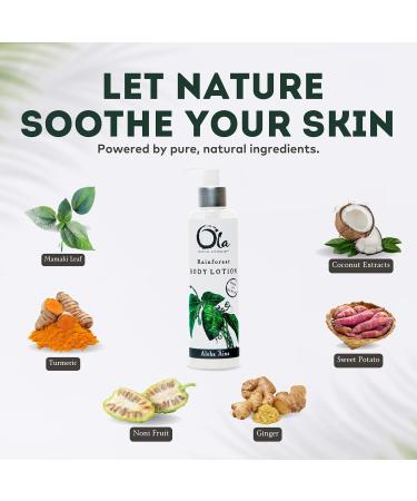 Tropical Apothecary Ola Rainforest Body Lotion with Pure Tropical Oils and Plant Extracts - 8.45 Fl Oz - Buy Online on GoSupps.com