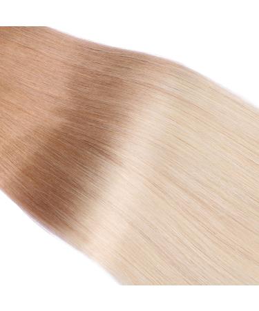 Premium Tape-In Hair Extensions #12/60 Ombre - 60cm | 100% Remy Real Hair | 30 Tresses (2.5g Each) - Tress by Novon - Buy Online on GoSupps.com