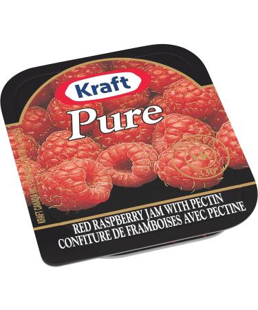 Peanut Butter & Jam Pack - 30 Snack Savvy Delights: 15 Peanut Butter Cups 15 Raspberry Jam Cups - On-The-Go Portion Control Pack for Travelers & Meal Prep 30 Cups Total Confiture au framboise Comes with 2 wooden Knives and a one of a kind Sticker by PaLiS - Buy Online on GoSupps.com