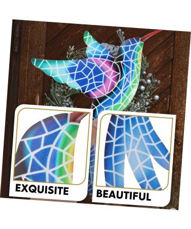 GRIRIW Mosaic Hummingbird Wall Pendant Unique Iron Art Craft for Creative Wall Decor Decorative - Buy Online on GoSupps.com