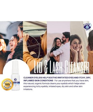 Eye Love Heyedrate Lid and Lash Cleanser - Hypochlorous Acid Eyelid Cleansing Spray for Eye Irritation and Relief - 1oz - Buy Online on GoSupps.com