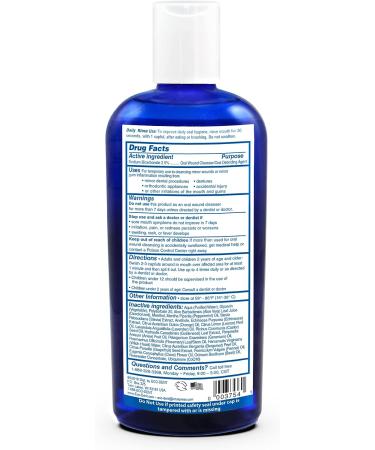 EcoDent Ultimate Sparkling Clean Mint Mouth Rinse with Essential Oils, Baking Soda, and Co-Q10 - 8 Fl Oz - Buy Online on GoSupps.com