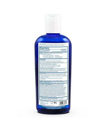 EcoDent Sparkling Clean Mint Daily Mouth Rinse & Wound Cleaner with Essential Oils and Baking Soda - 2-Pack 8 Fl Oz Ea - Buy Online on GoSupps.com