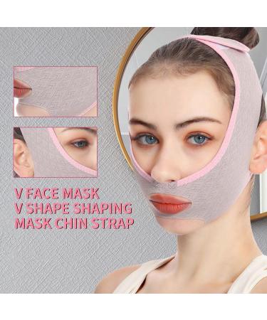 Uitseld Face Lifting Bandage - Double Chin Strap V Shaped Face Shaper Adjustable Double Chin Eliminator Breathable Reusable for Face Neck and Chin - Buy Online on GoSupps.com