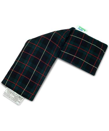 Amazing Health Hot and Cold Pack Cotton Tartan Wheat Bags - Lavender (Green Tartan) Green Tartan 42 cm (Pack of 1) - Buy Online on GoSupps.com