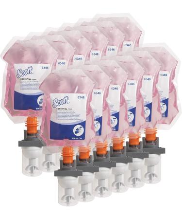  Scott Scott Essential 6346 Daily Use Foaming Hand Soap Pink 12 x 200 ml (2400 ml total) - Buy Online on GoSupps.com
