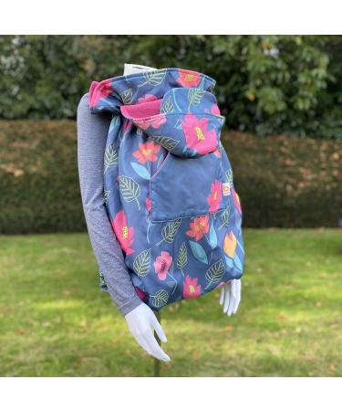 Babywearing All-Weather Waterproof Sling and Carrier Cover with Fleece Lining - Floral Print - Buy Online on GoSupps.com