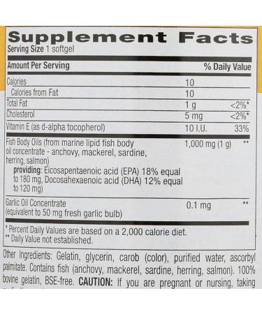 Country Life Omega 3 Fish Oil 1000 Mg 100 Ct - Buy Online on GoSupps.com