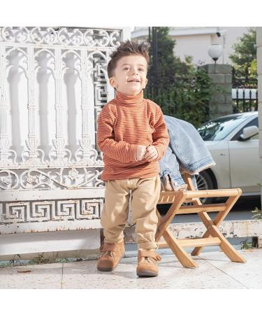 MK MATT KEELY Baby Boots | Winter Warm Plush First Walking Shoes for Toddlers | 1-4 Years | Khaki - Buy Online on GoSupps.com