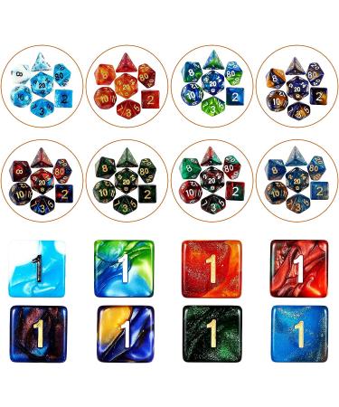 Coyeekn DND Dice Set - 175 Polyhedron Dice in 25 Colors for Dungeons and Dragons RPG - Includes Large Flannel Bag - Buy Online on GoSupps.com