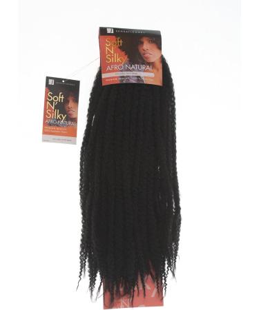 Sensationnel Afro Twist Braid. Colour 2: Black. Soft and Silky Afro Natural - Buy Online on GoSupps.com