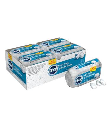 EXCEL Peppermint Flavoured Sugar Free Soft Chew Gum 15 Pieces 8 Packs