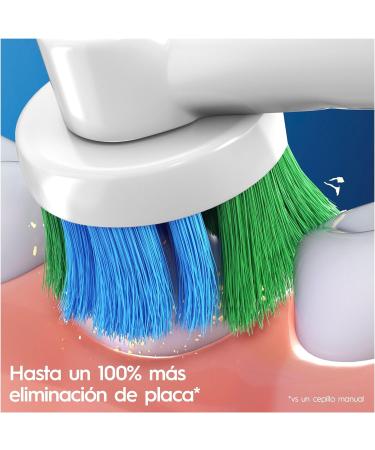 Oral-B Braun Precision Clean Toothbrush Heads - Cleanmaximiser Bristles 8 Count (Pack of 1) - Optimal Cleaning Letterbox Packaging International Shipping - Buy Online on GoSupps.com