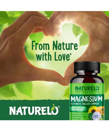 NATURELO One Daily Multivitamin for Men with Vitamins Minerals & Organic Whole Foods - 60 Capsules and Magnesium Glycinate Chelate Complex - 120 Capsules Bundle - Buy Online on GoSupps.com