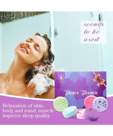 Tallew Lavender Shower Steamers - Pack of 6 Aromatherapy Shower Bombs for Relaxation and Wellness - Gift for Men and Women - Buy Online on GoSupps.com