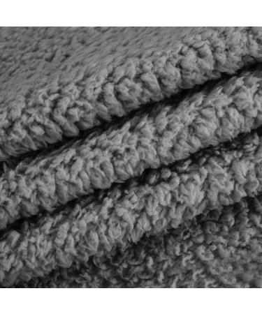 Furrybaby Premium Fluffy Fleece Dog Blanket - Soft & Warm Pet Throw for Dogs & Cats | Small 24x32 Grey Blanket - Buy Online on GoSupps.com