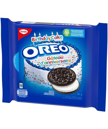 Christie Oreo Birthday Cake Cookies 261g/9.2 oz - Imported from Canada - Buy Online on GoSupps.com