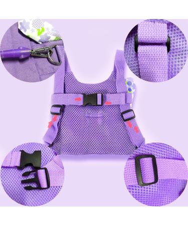 Toddler Reins Walking Safety Harness for Kids 2 PCS Toddler Leash & Anti Lost Wrist Bands with 360 Rotation Leash for Toddler/Kids/Babies/Children Butterfly-Wings Walking Harness & 4.9ft Rope Purple - Buy Online on GoSupps.com