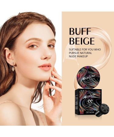 Mushroom Head Air Cushion CC Cream - Upgraded BB Cream for Mature Skin Moisturizing Foundation & Concealer Long-Lasting Brightening Makeup (Buff Beige 3.21 oz - Buy Online on GoSupps.com