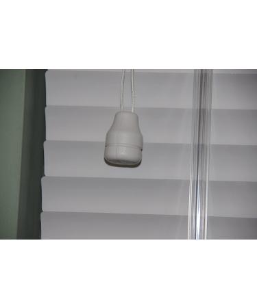 Child-Safe Large White Bell Shape Window Blind Tassels - Breakaway Knob Design for Kid and Pet Safety (4 pack) - Buy Online on GoSupps.com
