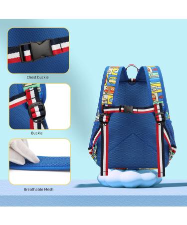 Willikiva Cartoon Bus Kindergarten Backpack with Leash | Waterproof Preschool Toddler Backpack for Boys and Girls (Car) - Buy Online on GoSupps.com