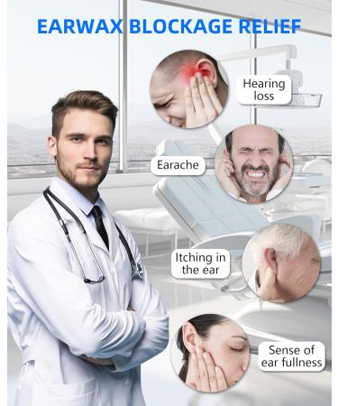 Ear Wax Removal, VINIPO Ear Cleaner Ear Wax Remover Electric Rechargeable Ear Wax Removal Kit Ear Irrigation System with Cleaning and Sewage Tank and 4 Clean Mode Ear Flushing Kit Deep Black - Buy Online on GoSupps.com