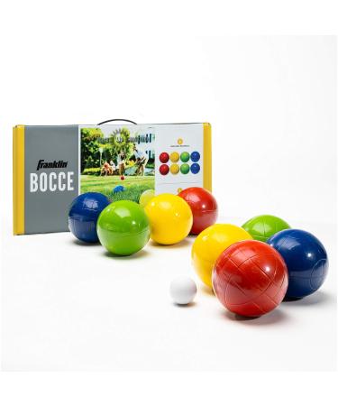 Franklin Sports Bocce Ball Set  8 All Weather Bocce Balls and 1 Pallino  Beach, Backyard Lawn or Outdoor Party Game  Professional, American, and Starter Set Options - Buy Online on GoSupps.com